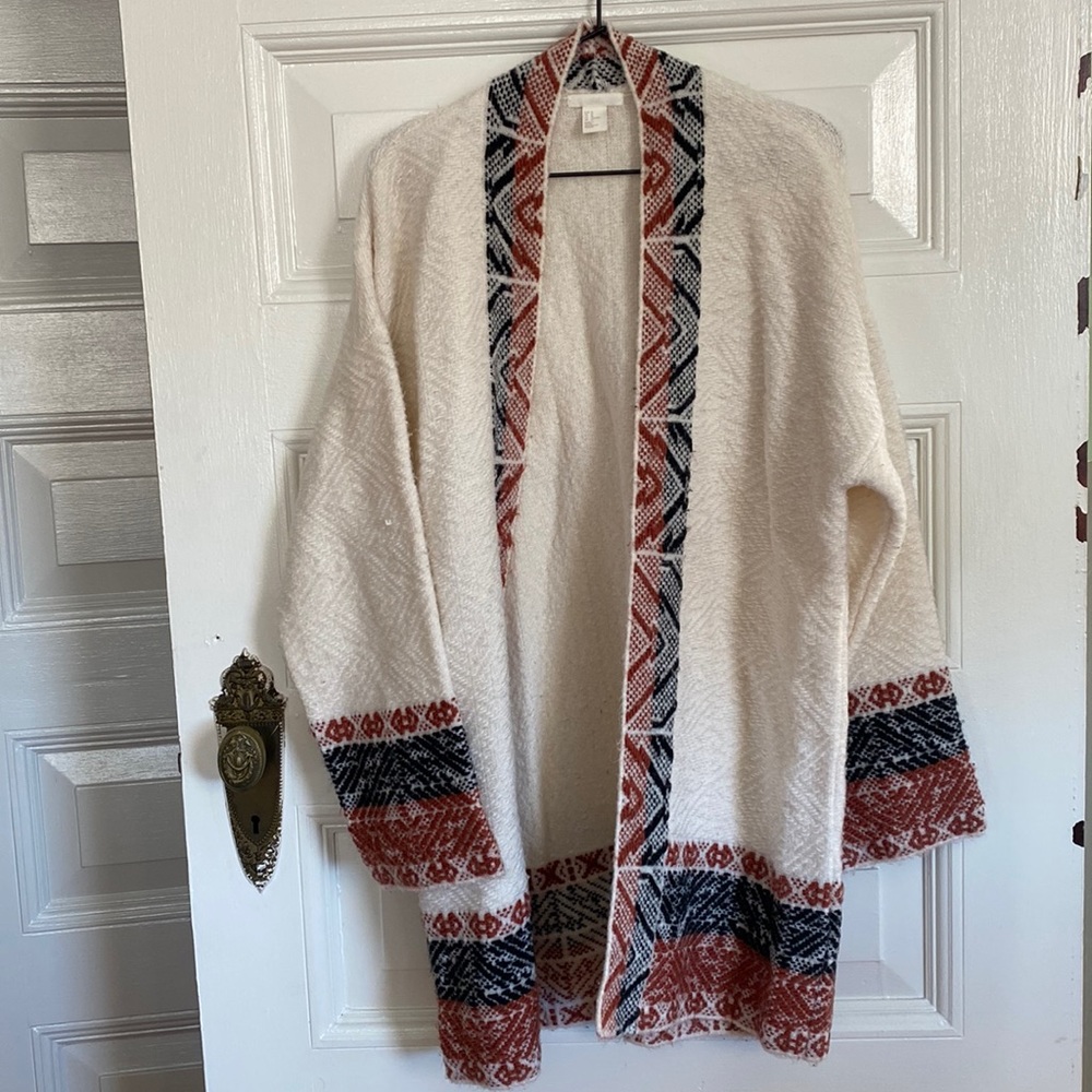 H&M Open Front Long Cardigan
